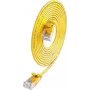 Wirewin Cat6A Slim Ethernet tīkla kabelis, U/UTP, 1m, dzeltens, 10Gbps SLIM-L-UU-K6A 1.0 YE