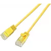 Wirewin Cat6A Slim Ethernet tīkla kabelis, U/UTP, 1m, dzeltens, 10Gbps SLIM-L-UU-K6A 1.0 YE