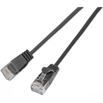 Wirewin Cat6A U/UTP Slim Patch Cable, RJ45, 0,5 m, melns SLIM-L-UU-K6A 2.0 BK
