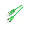 Wirewin Cat 6a U/FTP tievs Ethernet savienojuma kabelis, 0,25 m, zaļš PKW-LIGHT-STP-K6A 0.25 GN