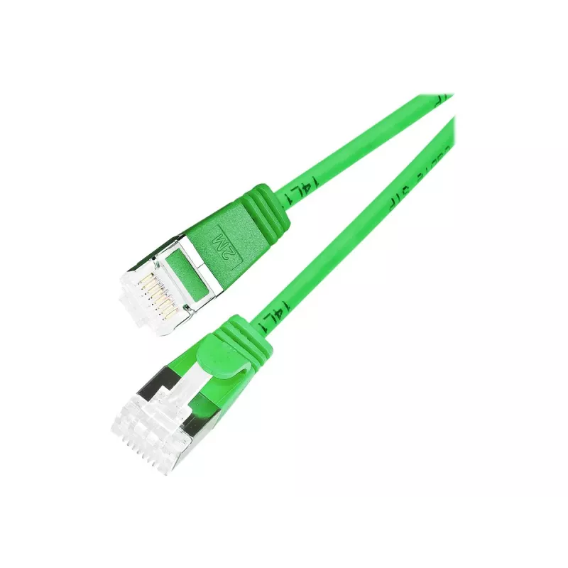 Wirewin Cat 6a U/FTP tievs Ethernet savienojuma kabelis, 0,25 m, zaļš PKW-LIGHT-STP-K6A 0.25 GN