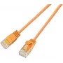 Wirewin Cat6A 10 Gigabit slaidais Ethernet savienojuma kabelis, U/UTP, 3.6mm, oranžs, 7.5m SLIM-L-UU-K6A 7.5 OR