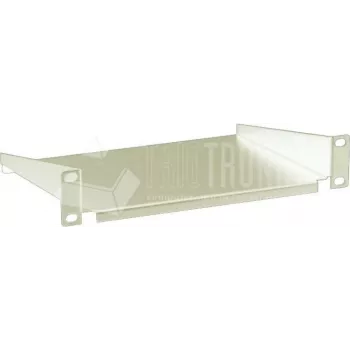 Wirewin 10 collu fiksēts statīva plaukts, pelēks (1U, 15 kg) SHELF 10IN
