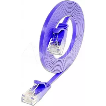 Wirewin Cat6 U/UTP Slim Ethernet Patch Cable, 0,25 m, Violet PKW-SLIM-KAT6 0.25 VT