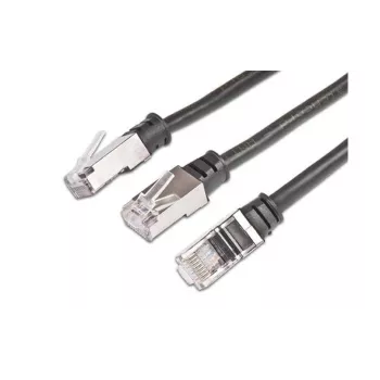 Wirewin PKW-OUT-K5E 30.0 tīkla kabelis, melns, 30 m, Cat5e U/FTP (STP)