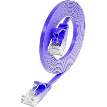 Wirewin Cat.6 U/UTP slim Ethernet tīkla kabelis, RJ45, 1.0 m, violets PKW-SLIM-KAT6 1.0 VT