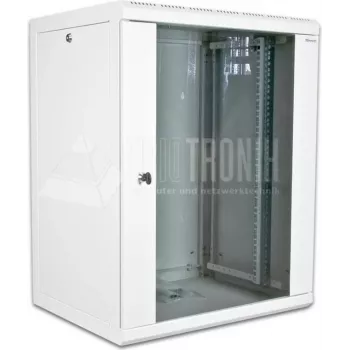 Wirewin 19 inch sienas montāžas skapis, viensekciju, 600x560mm, 9U (WCAB 600X560X9U)