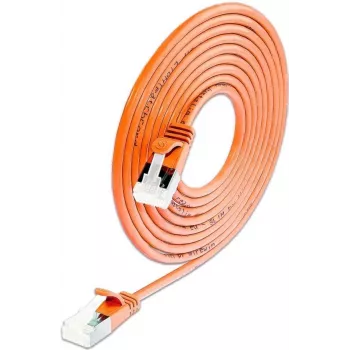 Wirewin Cat.6A 10 Gigabit slim patch kabelis, U/FTP, oranžs, 5m PKW-LIGHT-STP-K6A 5.0 OR