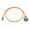 Wirewin Industrial CAT6A S/FTP PUR tīkla kabelis, RJ45 IP67, 10m, oranžs PKW-I1-SF-K6A-PUR 10.0 OR