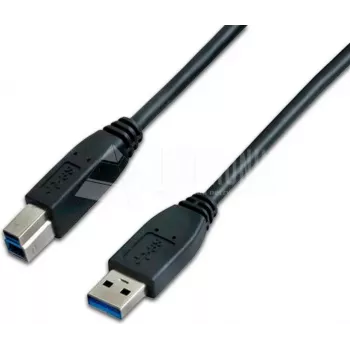 Wirewin USB 3.0 A-B kabelis 0,5m melns USB 3.0 A-B MM 0.5 SW