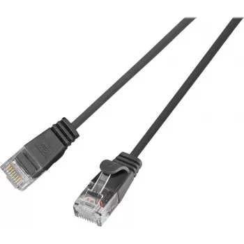 Wirewin SLIM UL6 2 SW - Cat.6 SLIM-Light tīkla kabelis, U/UTP, 2,0 m, melns (PKW-LIGHT-K6 2.0 SW)