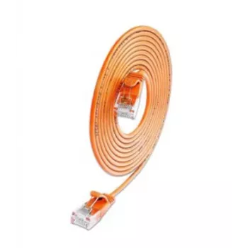 Wirewin SLIM KAT6A 10 Gigabit vieglais patch kabelis apaļš, U/UTP, Ø 3,6 mm, oranžs (SLIM-L-UU-K6A 1.5 OR)