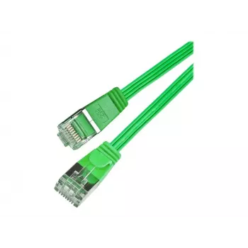 Wirewin SLIM S6 15 GN - Cat.6 SLIM tīkla kabelis, STP(PIMF), 15 m, zaļš PKW-STP-SLIM-KAT6 15.0 GN