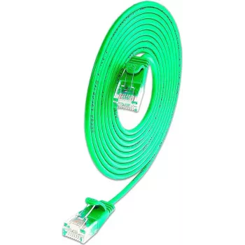 Wirewin Triotronik U/UTP Cat6 tīkla kabelis 5m zaļš RJ45 PKW-LIGHT-K6 5.0 GN