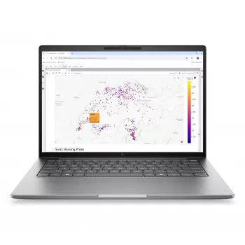 HP ZBook 8 G2i 14 mobilā darbstacija - 14 collu WQXGA OLED 400 Nits, Intel Core Ultra X7 358H, 32GB RAM, 1TB SSD, Windows 11 Pro