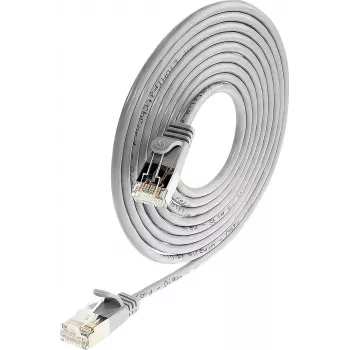 Wirewin Triotronik PKW-LIGHT-STP-K6 3.0 Cat6 ekranēts patch kabelis, RJ-45 tēviņš-tēviņš, 3 m, melns