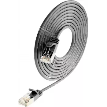 Wirewin Triotronik PKW-LIGHT-STP-K6 0.25 SW Cat6 Ethernet savienojuma kabelis, RJ-45 male to male, ekranēts, melns, 0,25 m