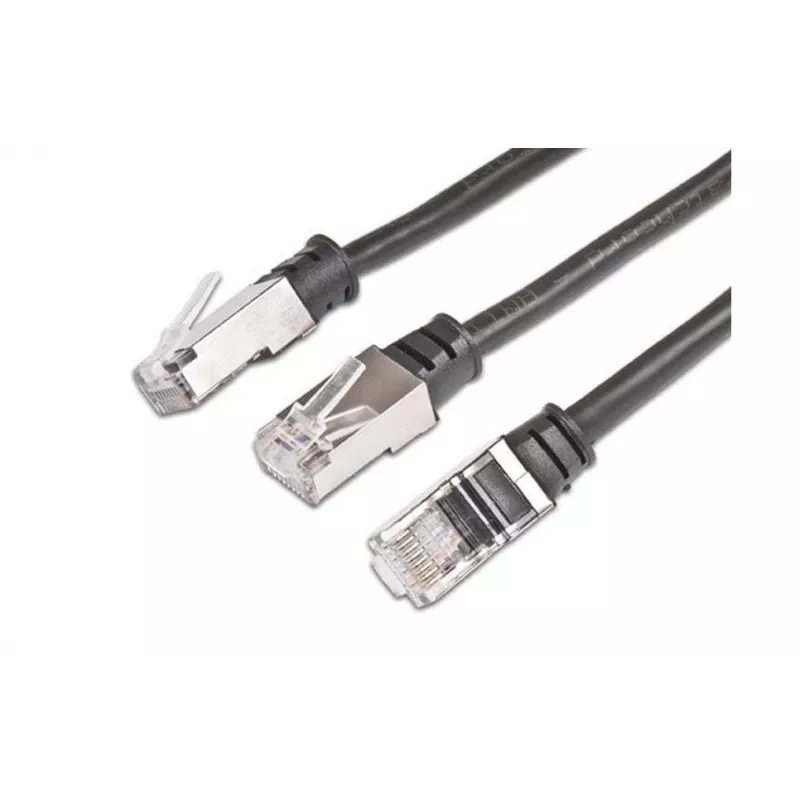 Wirewin PKW-OUT-K5E 10.0 Cat5e U/FTP tīkla kabelis, RJ45, melns, 10 m