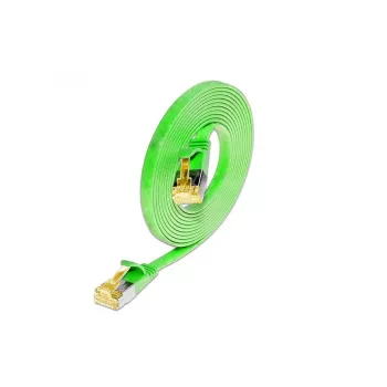 Wirewin Cat6a U/FTP plānais patch kabelis RJ45 - 1,5 m, zaļš PKW-STP-SLIM-K6A 1.5 GN