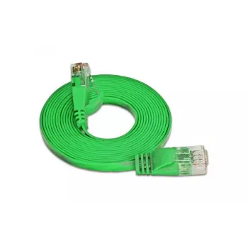 Wirewin Cat.6 slaids Ethernet tīkla kabelis U/UTP 5m zaļš PKW-SLIM-KAT6 5.0 GN