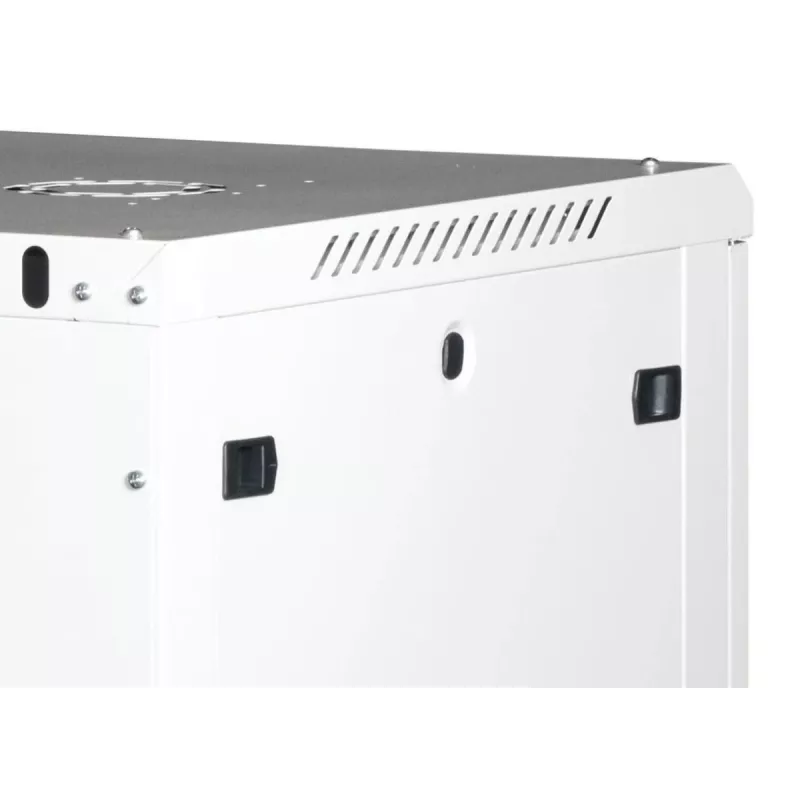 Wirewin 19 collu sienas skapju statīvs, viengabala, Pro 3. paaudze, plakaniski iepakojams, 600x600mm, gaiši pelēks (WCAB PS3 600X600X12U FP)