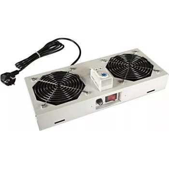Wirewin ventilatora bloks WCAB PS3 sērijas skapjiem, 2 ventilatori, termostats (WCAB PS3 ACS FAN KIT)