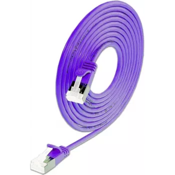 Wirewin Cat.6A 10 Gigabit slim patchkabelis U/FTP, 0,25 m, violets PKW-LIGHT-STP-K6A 0.25 VT