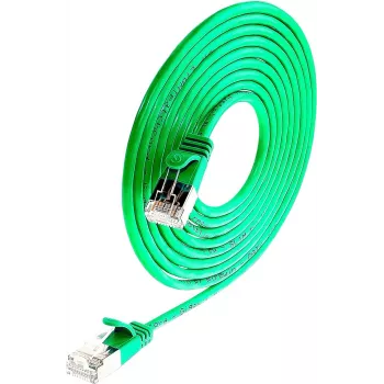 Wirewin Triotronik PKW-LIGHT-STP-K6 10.0 GN Cat6 STP tīkla kabelis, RJ-45 tētis uz RJ-45 tētis, 10 m, zaļš