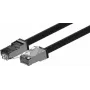 Wirewin āra CAT6A S/FTP tīkla kabelis, 5m, melns, PUR apvalks, pret UV PKW-OUT-SF-K6A-PUR 5.0