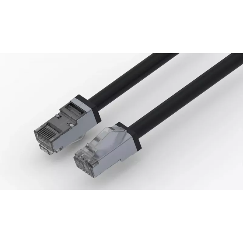 Wirewin āra CAT6A S/FTP tīkla kabelis, 5m, melns, PUR apvalks, pret UV PKW-OUT-SF-K6A-PUR 5.0