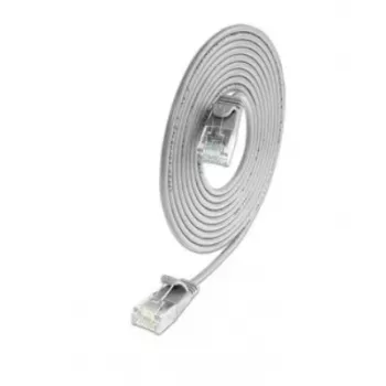Wirewin SLIM KAT6A 10 Gigabit vieglais patch kabelis apaļš, U/UTP, Ø 3,6 mm, pelēks (SLIM-L-UU-K6A 1.5)