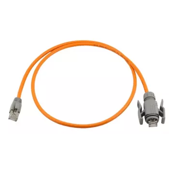 Wirewin Industrial Cat6A S/FTP PUR savienojuma kabelis, 15 m, oranžs, IP67 RJ45 PKW-I1-SF-K6A-PUR 15.0 OR