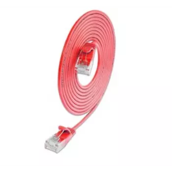 Wirewin SLIM KAT6A 10 Gigabit Lightpatchkabel round, U/UTP, Ø 3.6 mm, red (SLIM-L-UU-K6A 0.1 RD)
