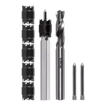 RUKO SPF-Set9tlg-HSSCo 9 gabalu HSS-Co spirālurbju komplekts, DIN 338, šķeltas smailes, izmēri 2-10 mm, metāla kasetnē