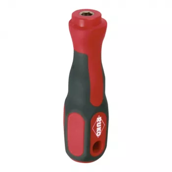 RUKO GMBH Handgriff Proturn 3 Kraftform uzgaļu turētājs ar Rapidaptor ātrās atbrīvošanas mehānismu, 1/4 inch sešstūra, magnētisks, 142 mm