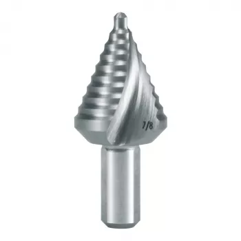 RUKO HSS pakāpju urbis 8-22 mm, 15 pakāpieni, 10 mm kāts, DIN 1412 C