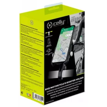CELLY Universal Armor velosipēda turētājs viedtālruņiem līdz 6,7 collām, melns