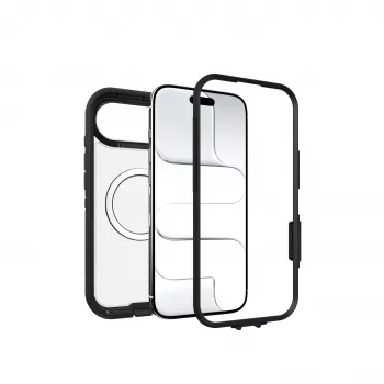 OtterBox Defender Series Pro XT aizmugures vāks Apple iPhone 15 Pro Max - Dark Side (caurspīdīgs/melns)