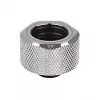 Thermaltake Pacific C-PRO G1/4 PETG caurules 16mm OD kompresijas savienojums, hromēts
