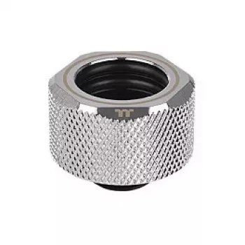 Thermaltake Pacific C-PRO G1/4 PETG caurules 16mm OD kompresijas savienojums, hromēts
