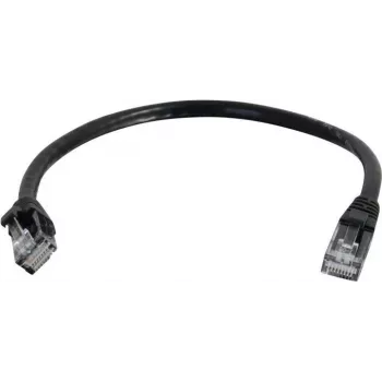 C2G 0,3 m Cat6 bez aizķeršanās UTP tīkla kabelis, melns 83404