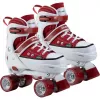 HUDORA Roller skates Gr. 28-31, Rollschuhe rot/weiß, Sneaker-Look