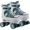 HUDORA 2-in-1 inline un kvadrātveida skrituļslidas, izmērs 28-31, zili baltas, kedu izskatā