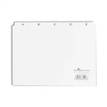 DURABLE Leitregister A5 5/5-tlg. A-Z geprägt PP 1 ST 365002