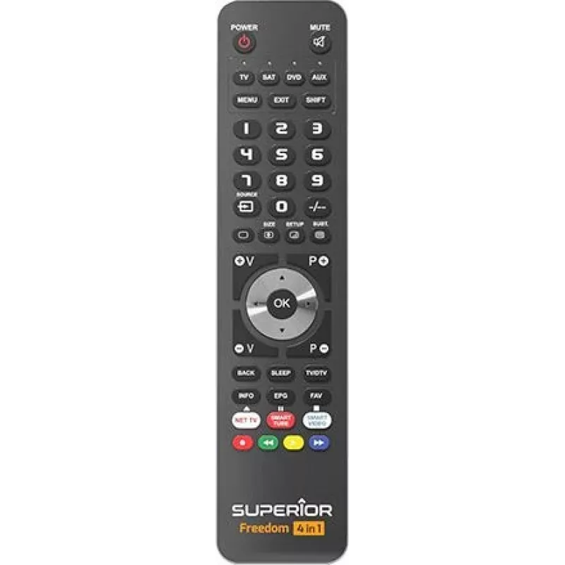 Superior Electronics Freedom universālais programmējamais tālvadības pults melna SUPTUB003