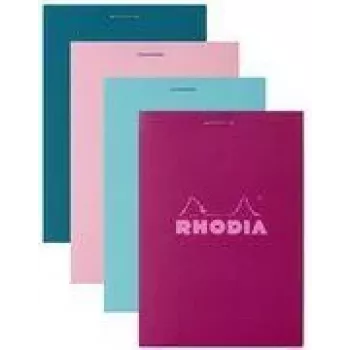 Rhodia No. 11 A7 piezīmju blociņš ar rūtiņām, dažādās krāsās, 80 lapas, 10 gab. 11295C