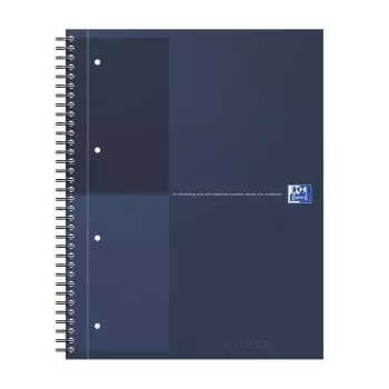 Oxford International Collegeblock piezīmju grāmatiņa, DIN A4+, līnijota, cietie vāki, spirāles iesējums, 80 lapas, 1 gab. (400194458)