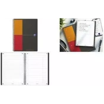 Oxford International Task Manager spirālveida piezīmju grāmatiņa B5 80 lapas zila 400202295