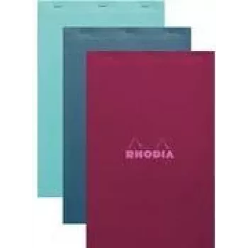 Rhodia No. 19 A4+ rūtiņu bloknots, dažādās krāsās, 5 gab.