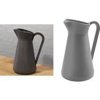 EDA plastmasas krūze 5 litri, pelēka, ar rokturi (010490 G. GL SX)